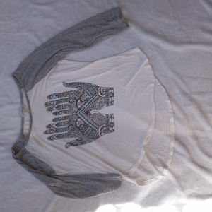 3/4  length sleeved shirt